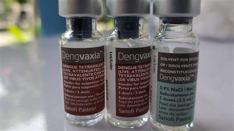 dengue fever vaccine trial supplements